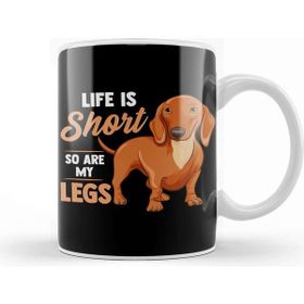 Baskı Dükkanı Funny Life Is Short So Are My Legs Dachshund Owner Kupa