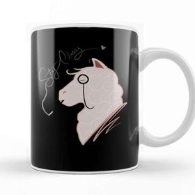 Baskı Dükkanı Funny Llama With Class, Tophat &amp; Monocle Cute Lama Kupa