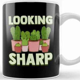Baskı Dükkanı Funny Looking Sharp Cactus &amp; Plants Pun Gardeners Kupa