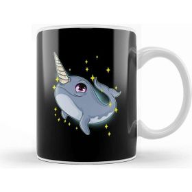 Baskı Dükkanı Funny Narwhal Unicorn Of The Sea Kupa Bardak