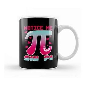 Baskı Dükkanı Funny Notice Me Sin Pi Cute Math Anime Senpai Pun Kupa Bardak
