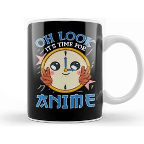 Baskı Dükkanı Funny Oh Look It S Time For Anime Kawaii Clock Kupa Bardak