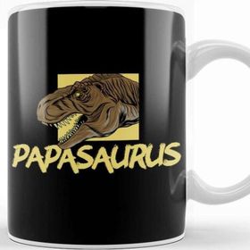 Baskı Dükkanı Funny Papasaurus Rex T Rex Father S Day Dinosaur Kupa Bardak