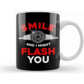 Baskı Dükkanı Funny Photography Smile And I Might Flash You Kupa Bardak