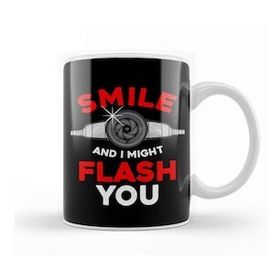 Baskı Dükkanı Funny Photography Smile And I Might Flash You Kupa Bardak