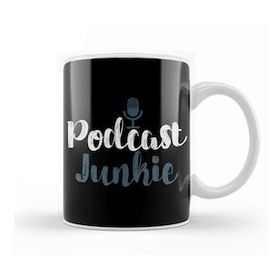 Baskı Dükkanı Funny Podcast Junkie Podcasters Kupa Bardak