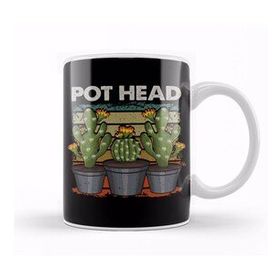 Baskı Dükkanı Funny Pot Head Gardening & Plant Pun Kupa Bardak