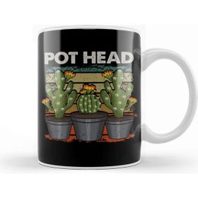 Baskı Dükkanı Funny Pot Head Gardening & Plant Pun Kupa Bardak