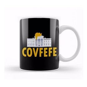 Baskı Dükkanı Funny Presidential Covfefe Meme Whitehouse Kupa Bardak