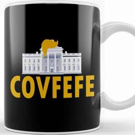 Baskı Dükkanı Funny Presidential Covfefe Meme Whitehouse Kupa Bardak