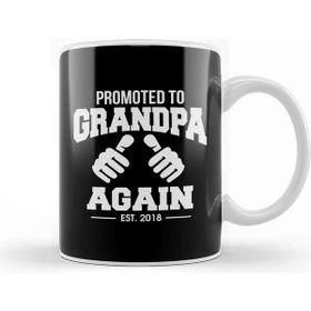 Baskı Dükkanı Funny Promoted To Grandpa Again 2020 Grandfather Kupa Bardak