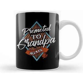 Baskı Dükkanı Funny Promoted To Grandpa Again Grandfather Kupa Bardak