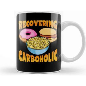 Baskı Dükkanı Funny Recovering Carboholic Carb Low Carb Dieting Kupa Bardak