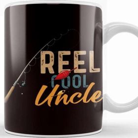 Baskı Dükkanı Funny Reel Cool Uncle Fisher Fishing Niece Nephew Aunt Daddy Kupa Bardak