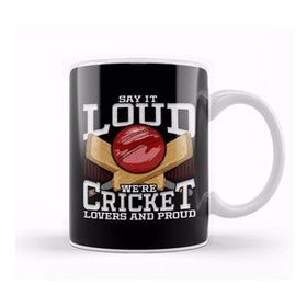 Baskı Dükkanı Funny Say It Loud We're Cricket Lovers And Proud Kupa