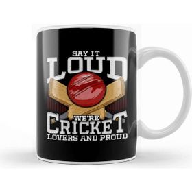 Baskı Dükkanı Funny Say It Loud We're Cricket Lovers And Proud Kupa