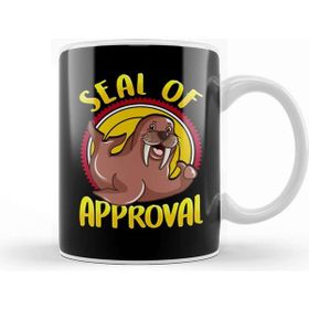 Baskı Dükkanı Funny Seal Of Approval Cute Seal Pun Kupa