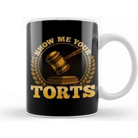 Baskı Dükkanı Funny Show Me Your Torts Lawyer Pun Attorney Law Kupa