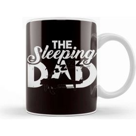 Baskı Dükkanı Funny Sleeping Tired Dad Daddy Father Papa Poppa Husband Kupa