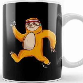Baskı Dükkanı Funny Sloth Running & Sweating Headband Athlete Kupa
