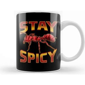 Baskı Dükkanı Funny Stay Spicy Fire Ants Cute Insect Pun Kupa