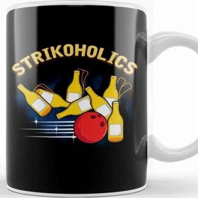 Baskı Dükkanı Funny Strike Expert Bowling Strikoholics Bowler Kupa