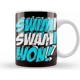 Baskı Dükkanı Funny Swim Swam Won Swimmer Swimming Pool Instructor Coach Kupa