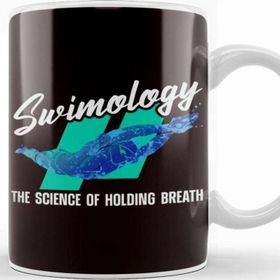Baskı Dükkanı Funny Swimology Science Holding Breath Swimming Swimmer Swim Kupa