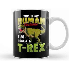 Baskı Dükkanı Funny This Is My Human Costume I M Really A T Rex Kupa