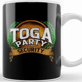 Baskı Dükkanı Funny Toga Party Security Guard Greek Wreath Kupa