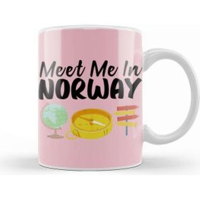 Baskı Dükkanı Funny Travel Norway Gift Design Lover Trippin Wanderlust Journey Adventurer Vacation Kupa