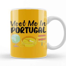 Baskı Dükkanı Funny Travel Portugal Gift Design Lover Trippin Wanderlust Journey Adventurer Vacation Kupa