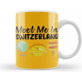 Baskı Dükkanı Funny Travel Switzerland Gift Design Lover Trippin Wanderlust Journey Adventurer Vacation Kupa