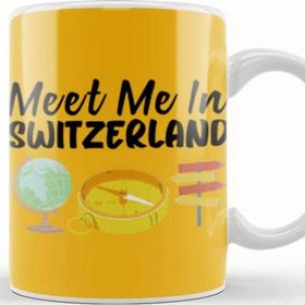 Baskı Dükkanı Funny Travel Switzerland Gift Design Lover Trippin Wanderlust Journey Adventurer Vacation Kupa