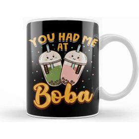 Baskı Dükkanı Funny You Had Me At Boba Cute Kawaii Bubble Tea Kupa