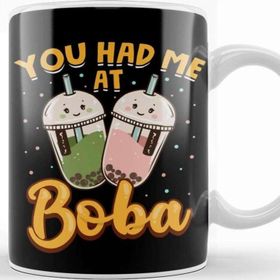 Baskı Dükkanı Funny You Had Me At Boba Cute Kawaii Bubble Tea Kupa