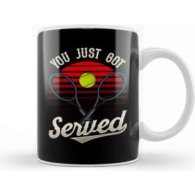 Baskı Dükkanı Funny You Just Got Served Tennis Player Pun Kupa