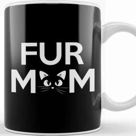 Baskı Dükkanı Fur Mom Adorable Crazy Cat Lady Kitty Mama Kupa