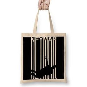 Baskı Dükkanı Futebol Raiz Camisa Neymar Bez Çanta