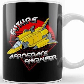 Baskı Dükkanı Future Aerospace Engineer Rocket Engineering Pun Kupa