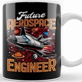 Baskı Dükkanı Future Aerospace Engineer Spaceship Obsessed Kid Kupa