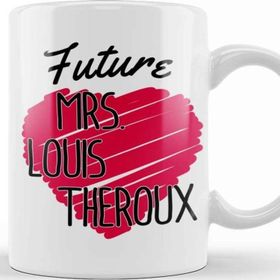 Baskı Dükkanı Future Mrs Louis Theroux Love Heart Kupa