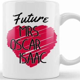 Baskı Dükkanı Future Mrs Oscar Isaac Love Heart Kupa