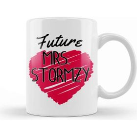 Baskı Dükkanı Future Mrs Stormzy Love Heart Kupa
