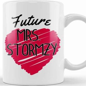 Baskı Dükkanı Future Mrs Stormzy Love Heart Kupa