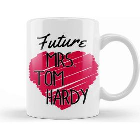 Baskı Dükkanı Future Mrs Tom Hardy Love Heart Kupa