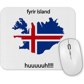 Baskı Dükkanı Fyrir Island Mouse Pad
