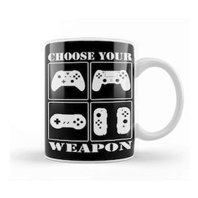 Baskı Dükkanı Game Controller Choose Your Weapon Kupa