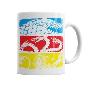 Baskı Dükkanı Game of Thrones 01 Sihirli Porselen Kupa