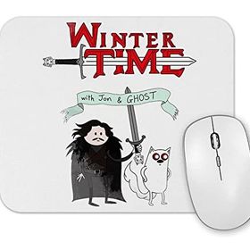 Baskı Dükkanı Game of Thrones Adventure Time Mouse Pad